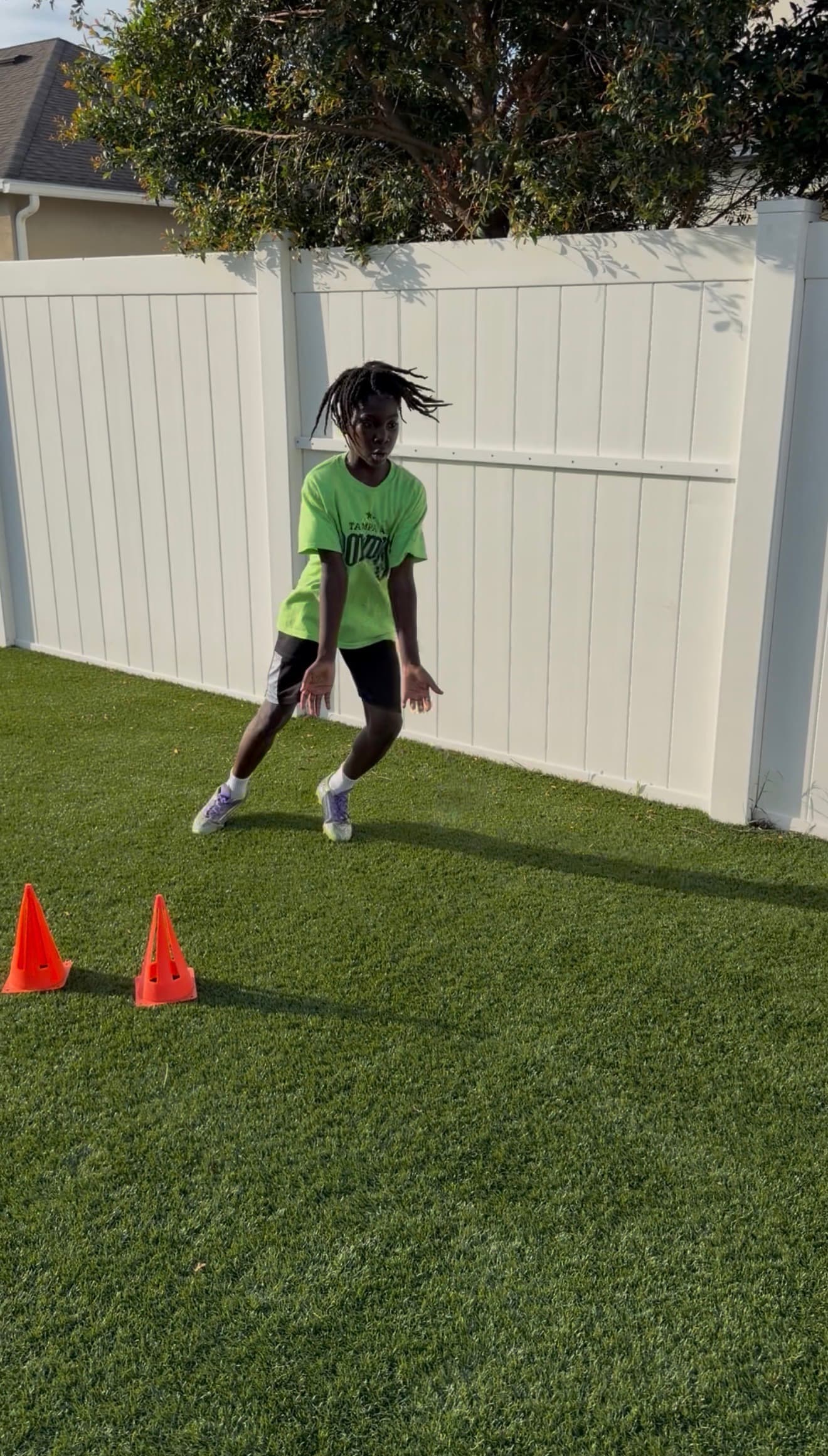PTG player training with cones
